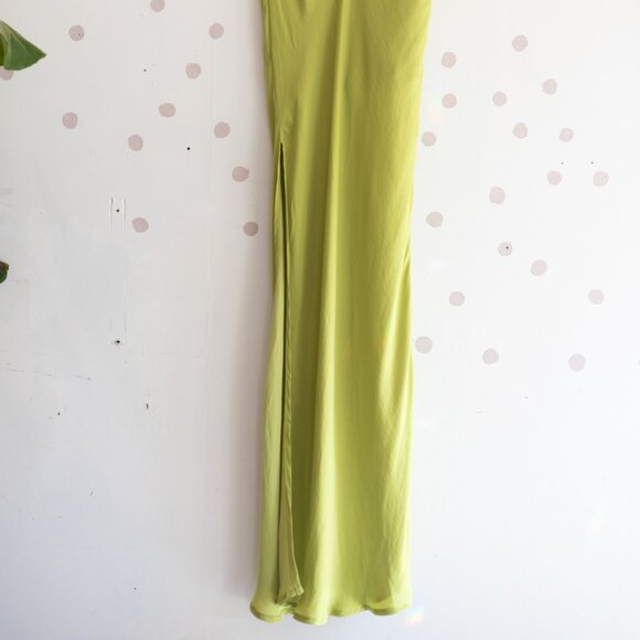Free People | Lime Slip Dress - Picture 2 of 5